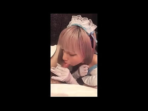 ❤️ Idol ya Kijapani [mayuka], vazi la msichana wa Kifaransa, sehemu ya 1, blowjob na kujipaka losheni ❌  ️❤